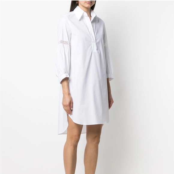 Dondup Dresses & Skirts - DONDUP embroided trim shirt dress